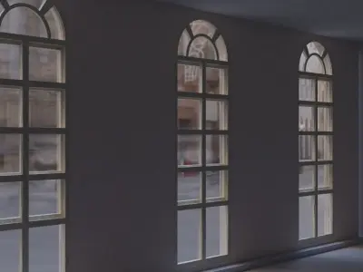Arch window  3D model