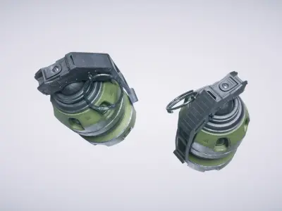 Sci Fi Grenade 3D model