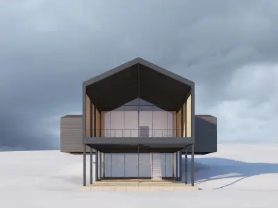 Cabin in the Woods 3D model