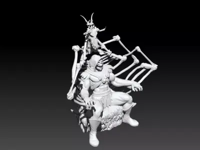 Skeletor from Winky fan art 3D print model