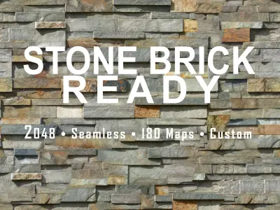 2K Stone Brick Ready Texture