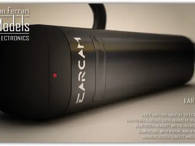 Ear Video Camera 3D model