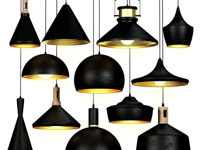 Pendant Lights Kitchen 3D model