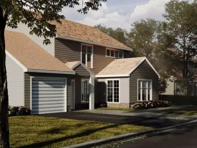 USA Neighbourhood 2 3D model