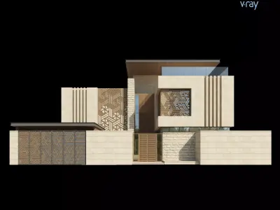 Modern Villa Design 017  3D model