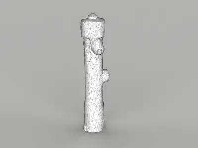 Fire Hydrant 2 Low-poly 3D model