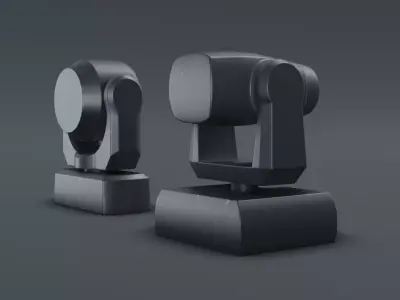 3D LED Wash model Low-poly 3D model