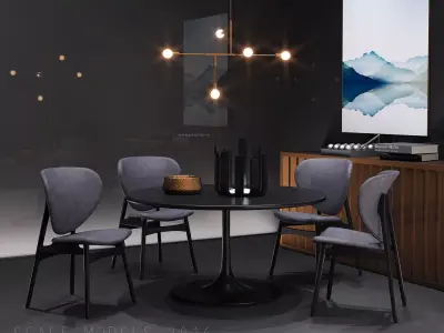 Italian Dining Room 091 3D model
