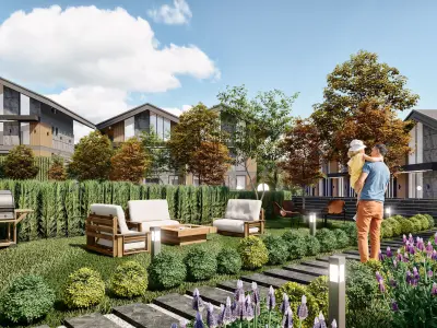 Modern Villa Site 3D model