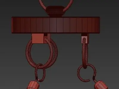 Bling Large Chandelier by Robert Abbey 3D model