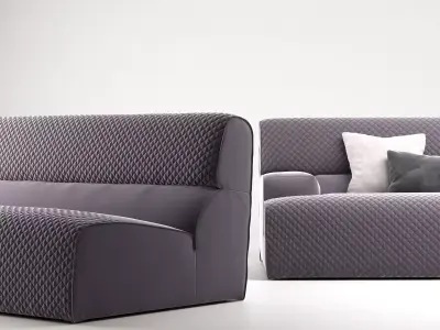 Rios Ego Sofa 180 3D model