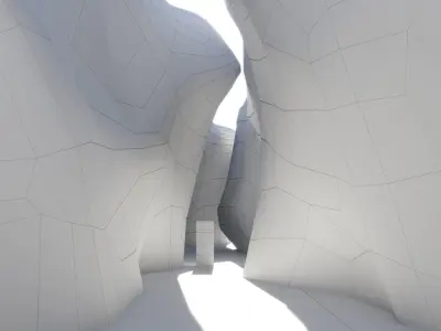 Antelope Canyon Low Poly Low-poly 3D model