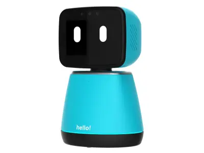 Generic Home Assistant Robot 01 Light Blue 3D model
