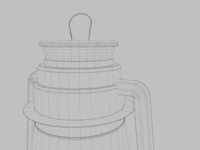 Old Miner Lantern 3D model