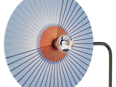 roche bobois rays floor light 3D model