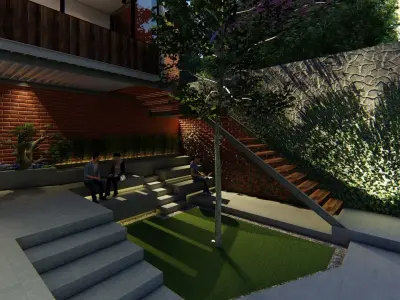 CONTAINER COFFEE SHOP ARCHITECTURAL DESIGN  3D model