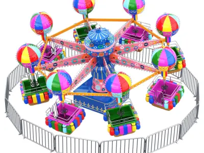 SambaBaloon Carousel 3D model