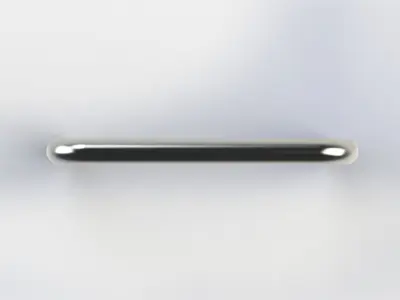 Simple Cabinet Door Pull Handle 3D model