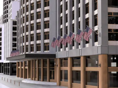 Building01-NYC Style Low-poly 3D model