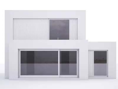 British Modern House Broad Lane 3D model