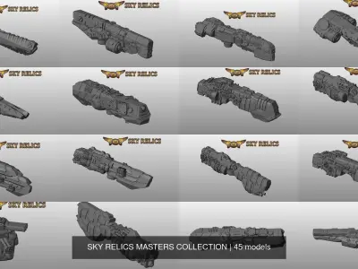 SKY RELICS MASTERS COLLECTION 3D Model Pack