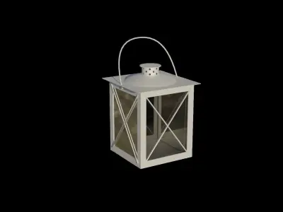 Lantern Low-poly 3D model