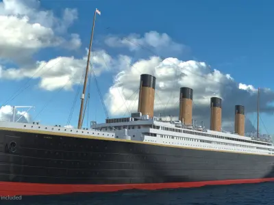  Titanic Ocean Liner 