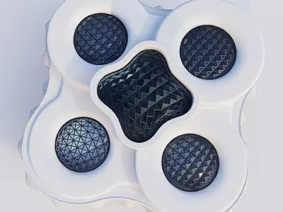 Futuristic building 12 3D model