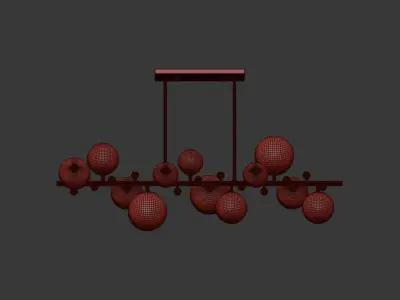 Troon Chandelier Arteriors 3D model