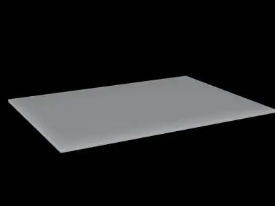 Road 3d empty Low-poly 3D model