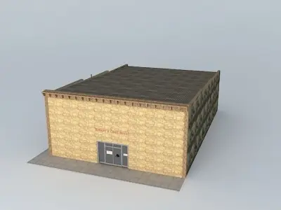 Vacant Bookstore Free 3D model