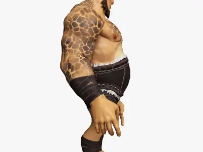 Cartoon Giant Low-poly 3D model