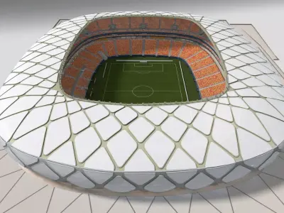 Amazon Arena Football Stadium  3D model