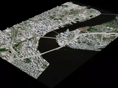 Jacksonville - USA 3D model