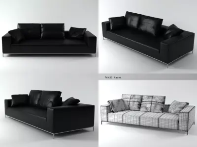 George sofa G263 3D model