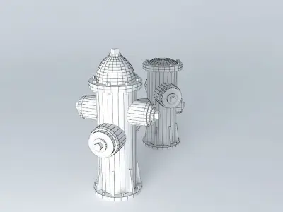 Fire Hydrants Free 3D model