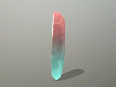 Crystal Set stone Low-poly 3D model purchase