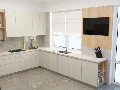 MODERN KITCHEN 3D model