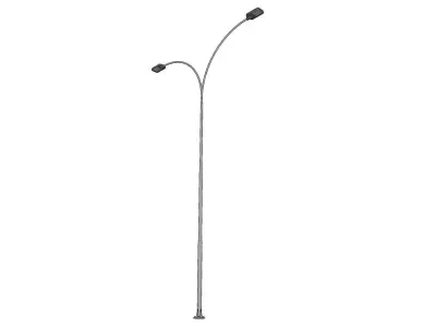Lamp Post - Light Pole - Light Post - Street Light 09 3D model
