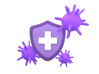 Immunity Icon v1 002 Low-poly 3D model