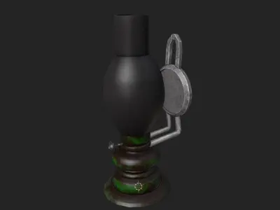 Classic Lamp Low-poly 3D model