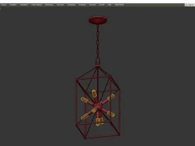 Glendale Pendant Light Low-poly 3D model