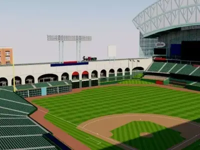Minute Maid Park - Houston Astros stadium 3D model