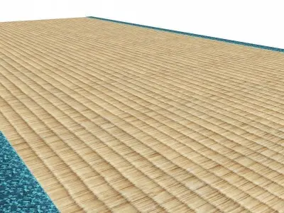Japanese Tatami Floor 3D model