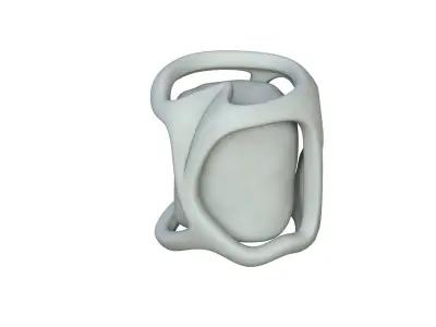 SciFi Shape Object Low Poly Low-poly 3D model