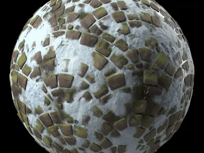 Pavement Materials 34- By Sbsar Pbr 4k Seamless Texture