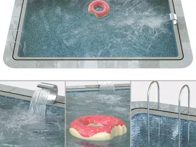 Swimming Pool 026 3D model