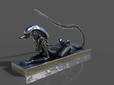 Alien HR Giger sci-fi Model 3D print model