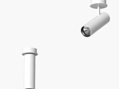 BO semi recessed surface Low-poly 3D model