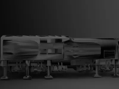 Destroyed Submarine 3D model